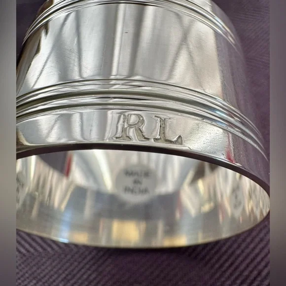 Rare! Vintage 2005 Ralph Lauren Silver Plated Napkin Rings new in boxes! - Picture 3 of 10